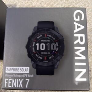 VGUC Garmin Fenix 7 Sapphire Solar GPS Watch